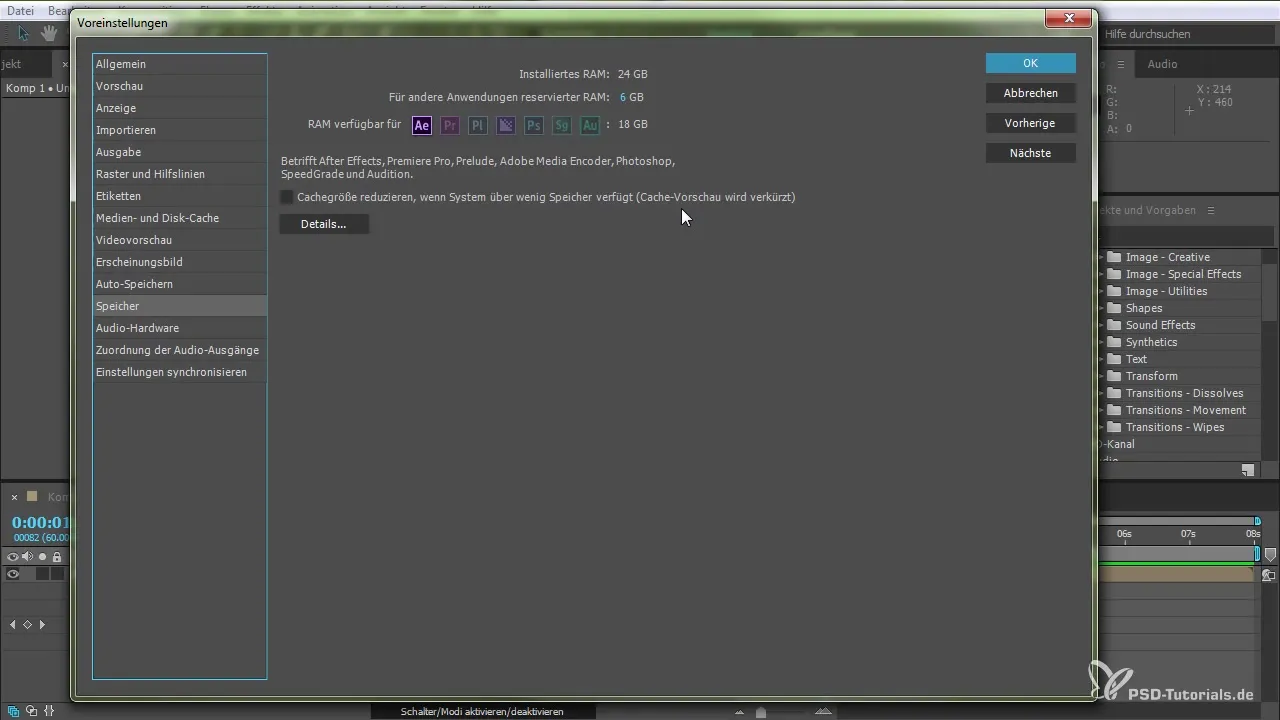 Nuevo comportamiento de caché en After Effects CC 2015.1