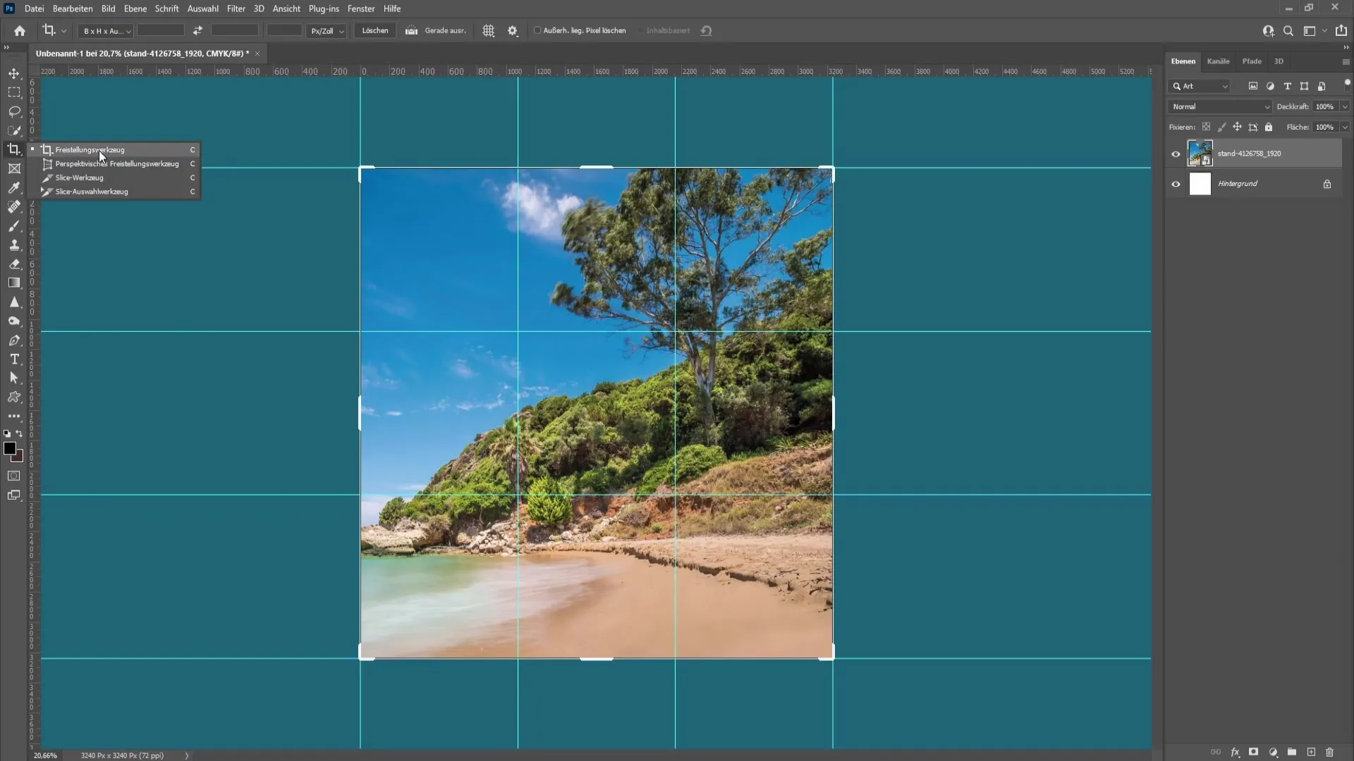 Erstellung eines ansprechenden Instagram-Grids in Photoshop