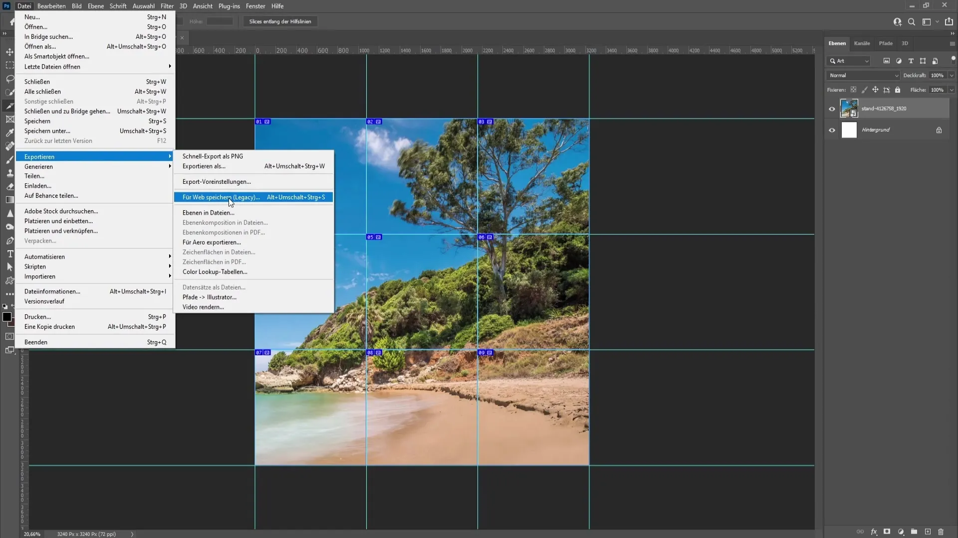 Erstellung eines ansprechenden Instagram-Grids in Photoshop