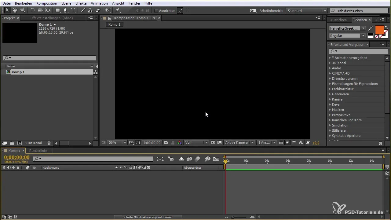 Utilisation efficace des effets d'After Effects Utilisation efficace des effets d'After Effects