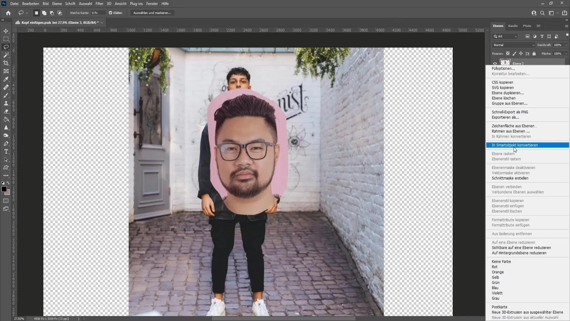 Kopf austauschen in Photoshop – Schritt für Schritt zur perfekten Montage