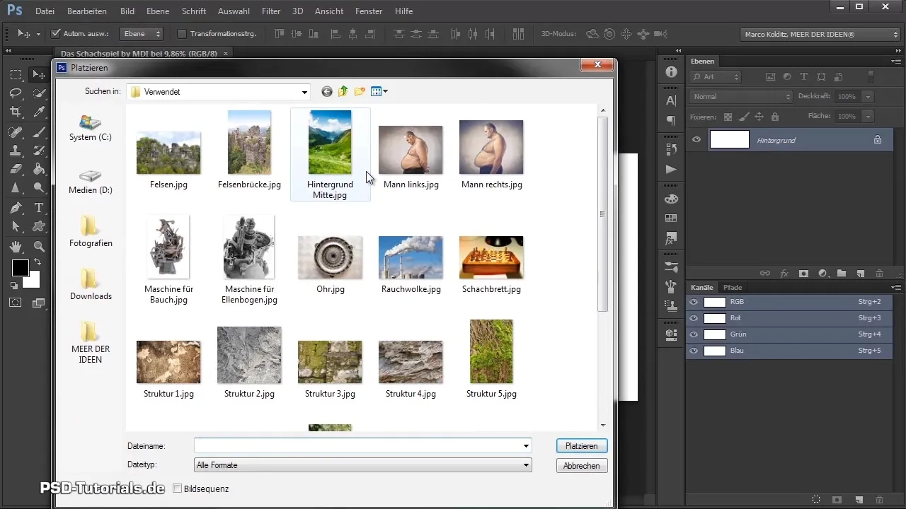 Composizione creativa delle immagini in Photoshop Composizione creativa dell'immagine nel Photoshop-composing
