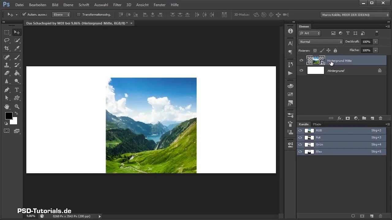 Disegno creativo delle immagini nel compositing di Photoshop Creativa composizione delle immagini nel fotoritocco con Photoshop