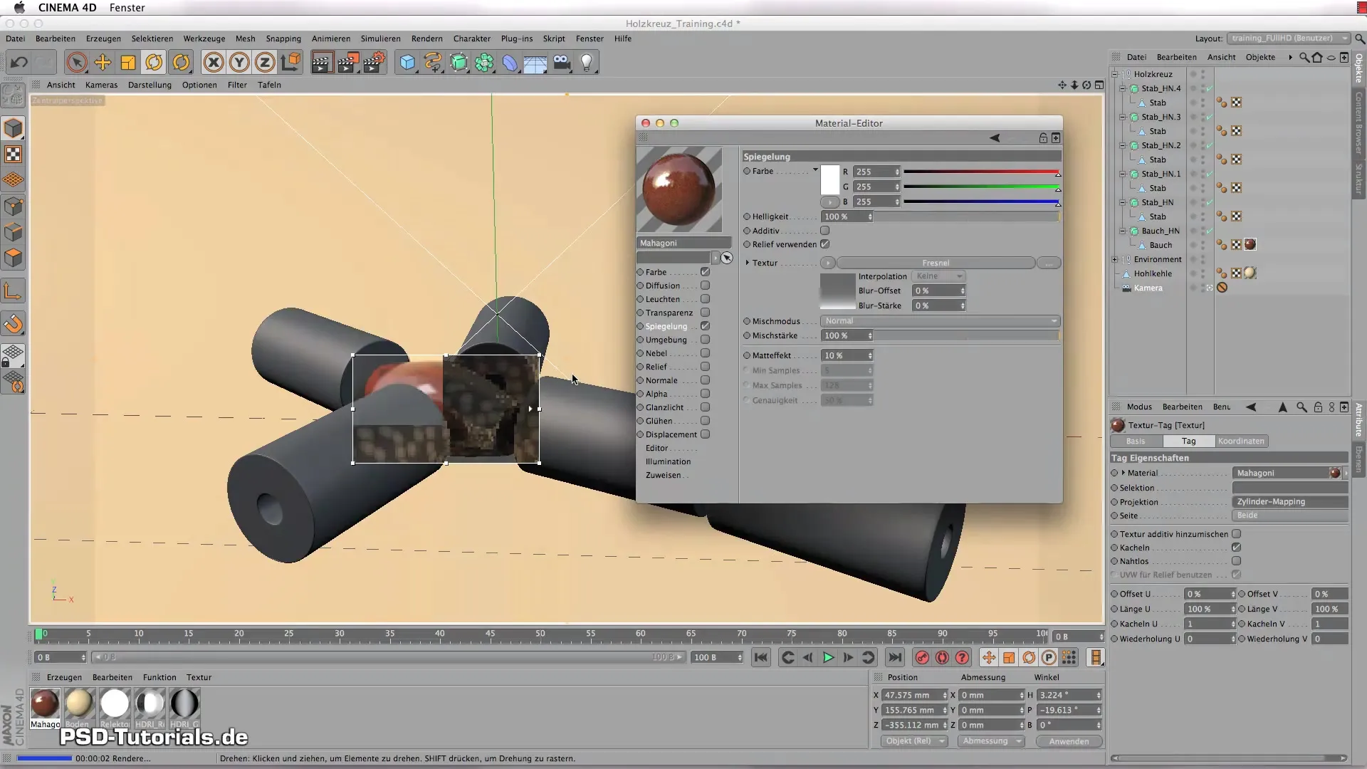 Crear un sombreado de madera en CINEMA 4D para materiales realistas Crear un shader de madera en CINEMA 4D para materiales realistas