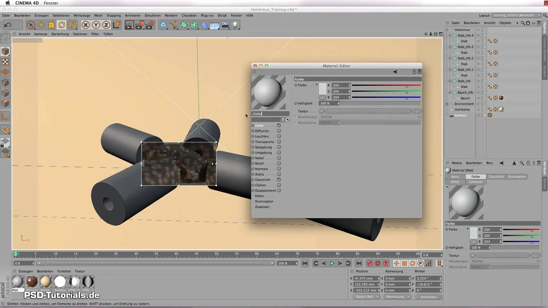 Crear un shader de madera en CINEMA 4D para materiales realistas Crear un shader de madera en CINEMA 4D para materiales realistas