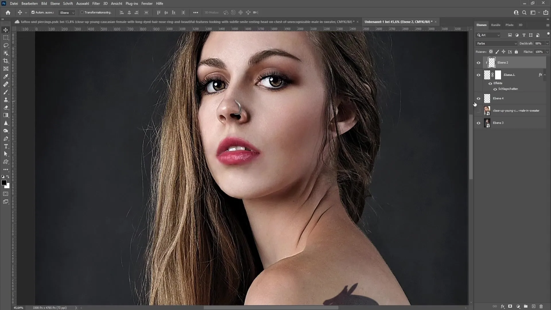Ako realisticky vložiť piercing v aplikácii Photoshop