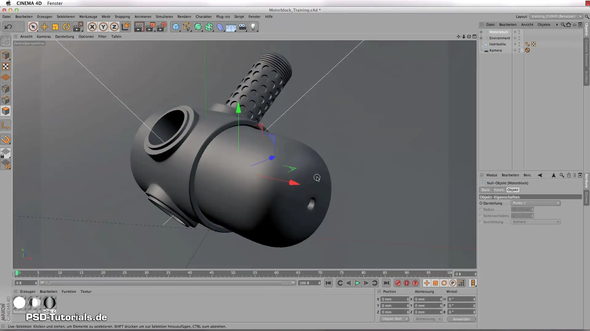 Sombreros y texturas para materiales metálicos en CINEMA 4D Sombreador y texturas para materiales metálicos en CINEMA 4D