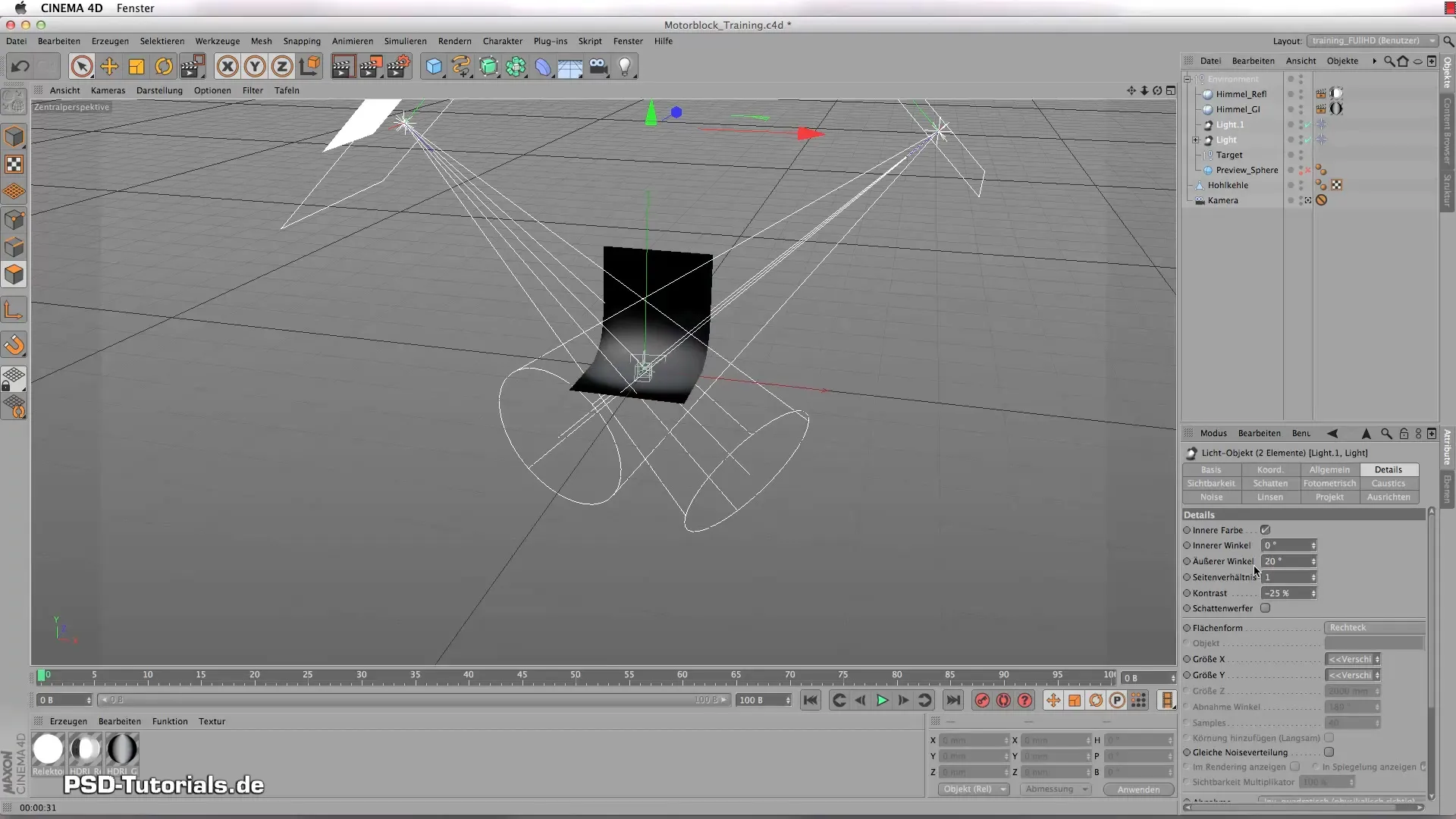Sombras y texturas para materiales metálicos en CINEMA 4D Sombreador y texturas para materiales metálicos en CINEMA 4D