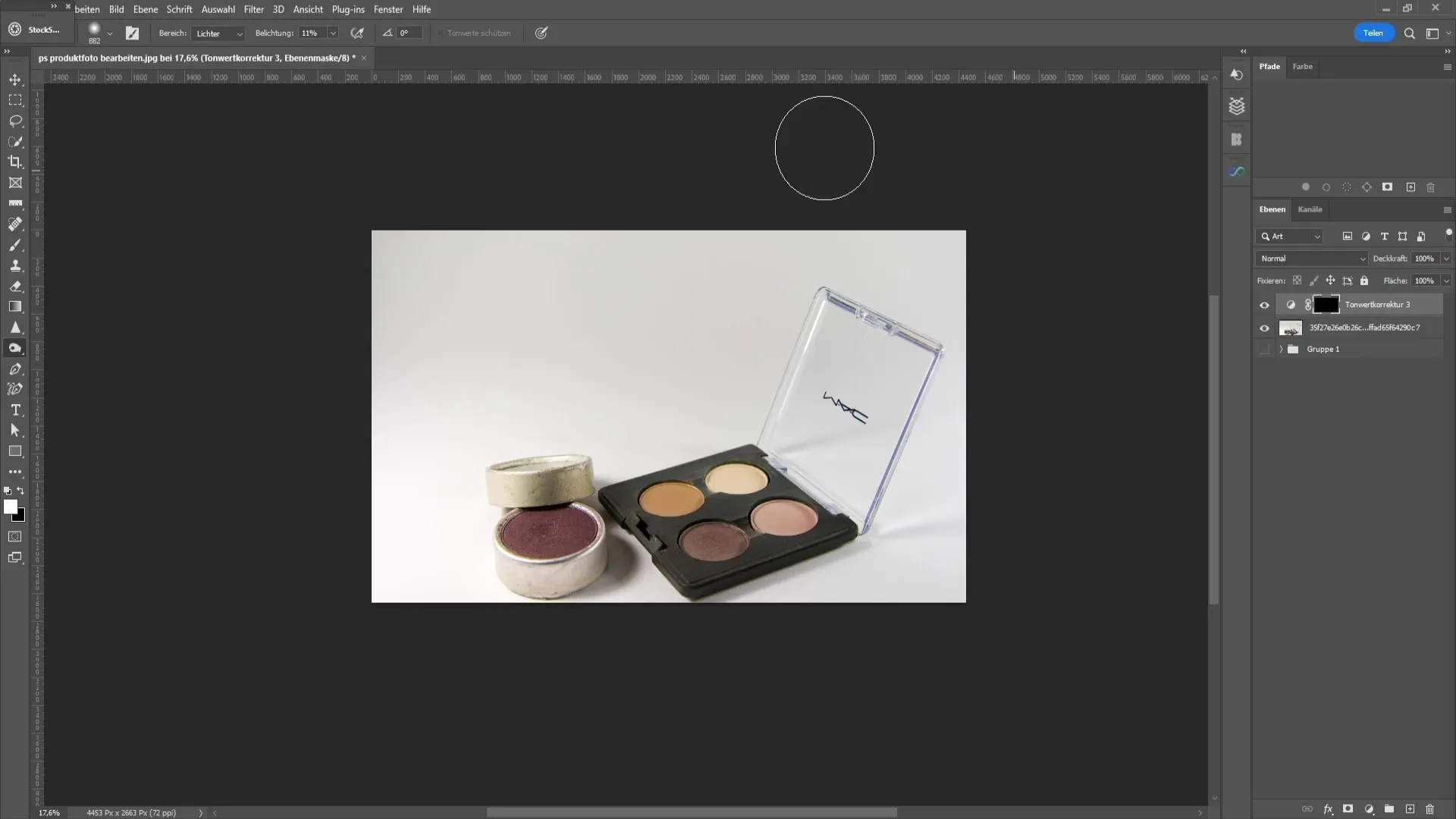 Professional product photo editing with Photoshop