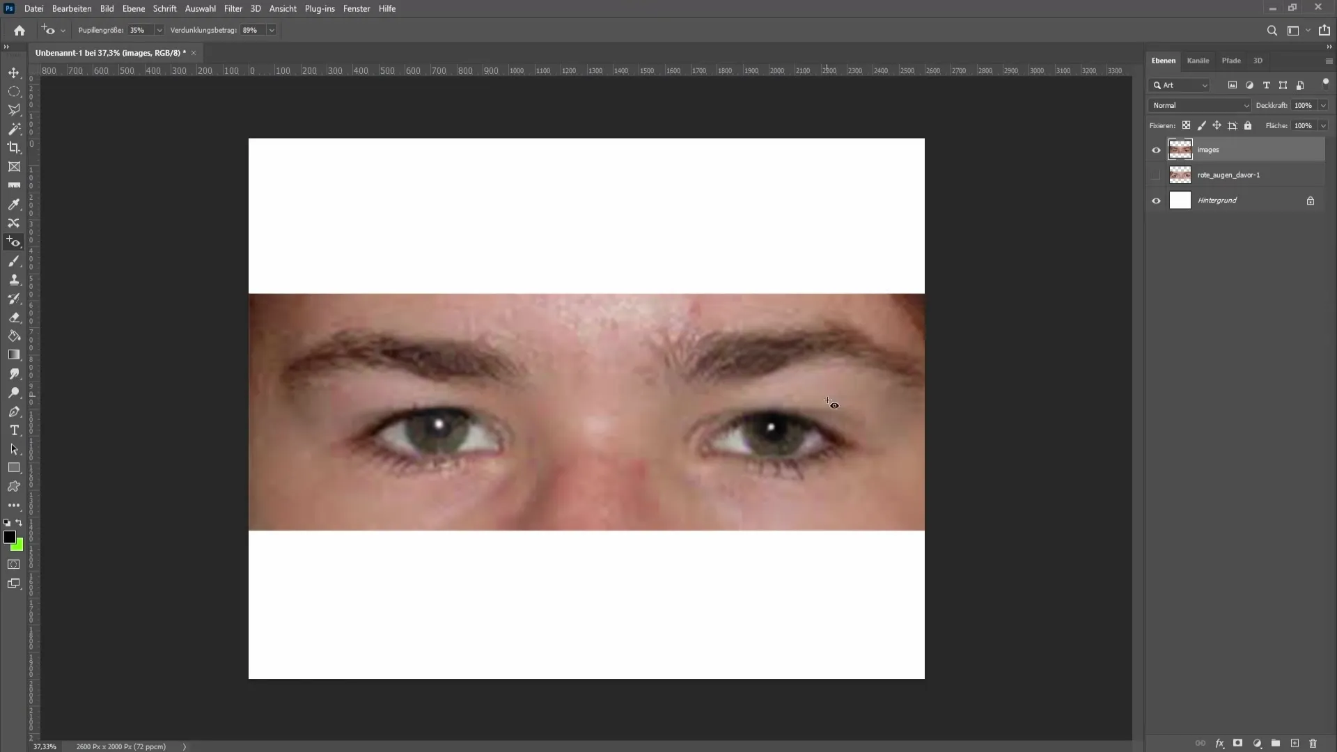 Eliminar ojos rojos en Photoshop - Así de fácil es