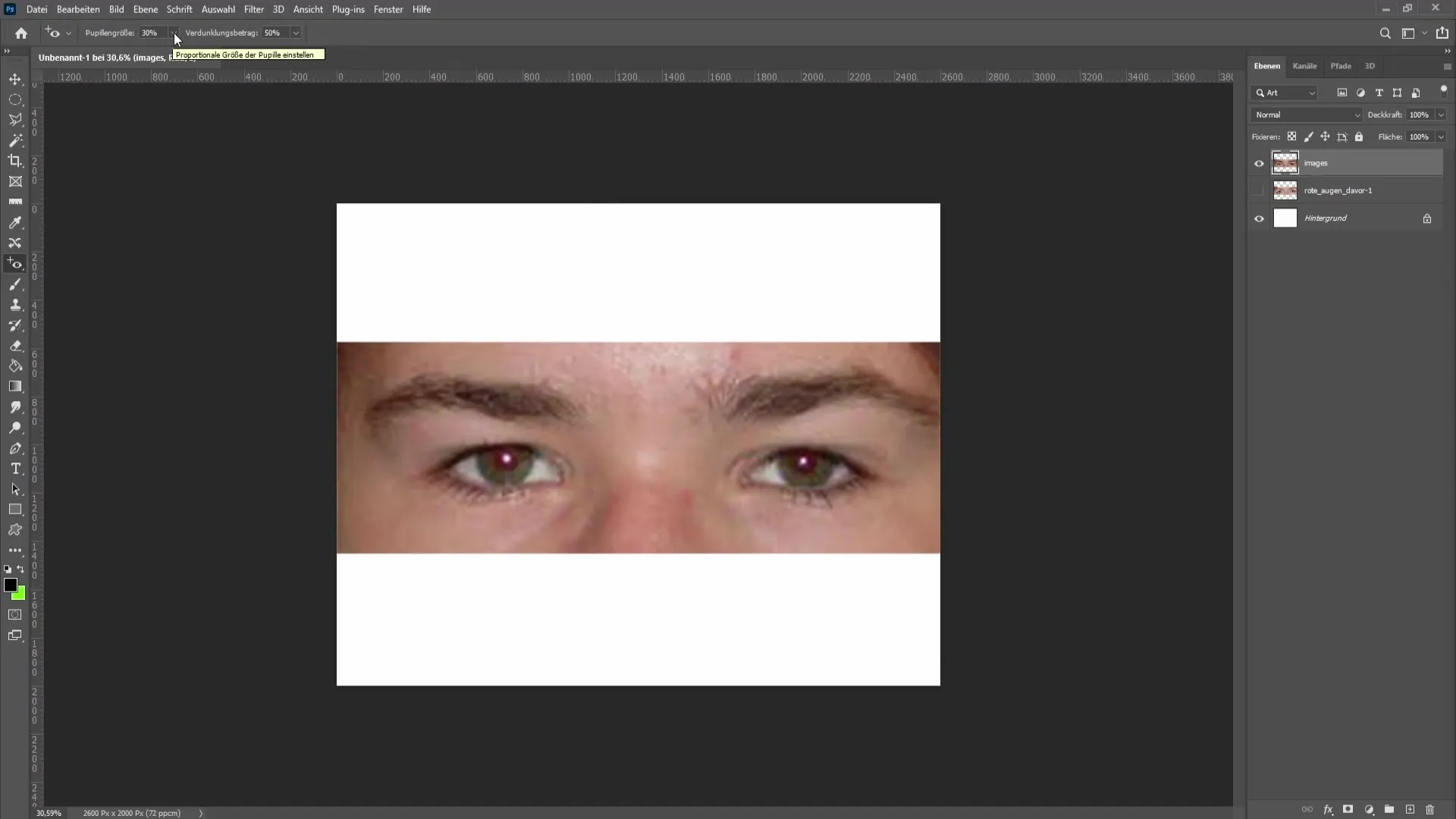 Eliminar ojos rojos en Photoshop - Así de fácil es