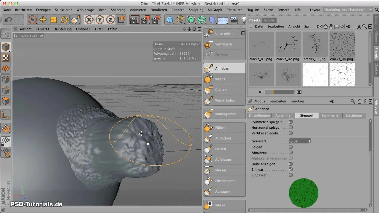 Stamp Tool CINEMA 4D - Applying Textures Creatively Stamp Tool CINEMA 4D - Applying Textures Creatively