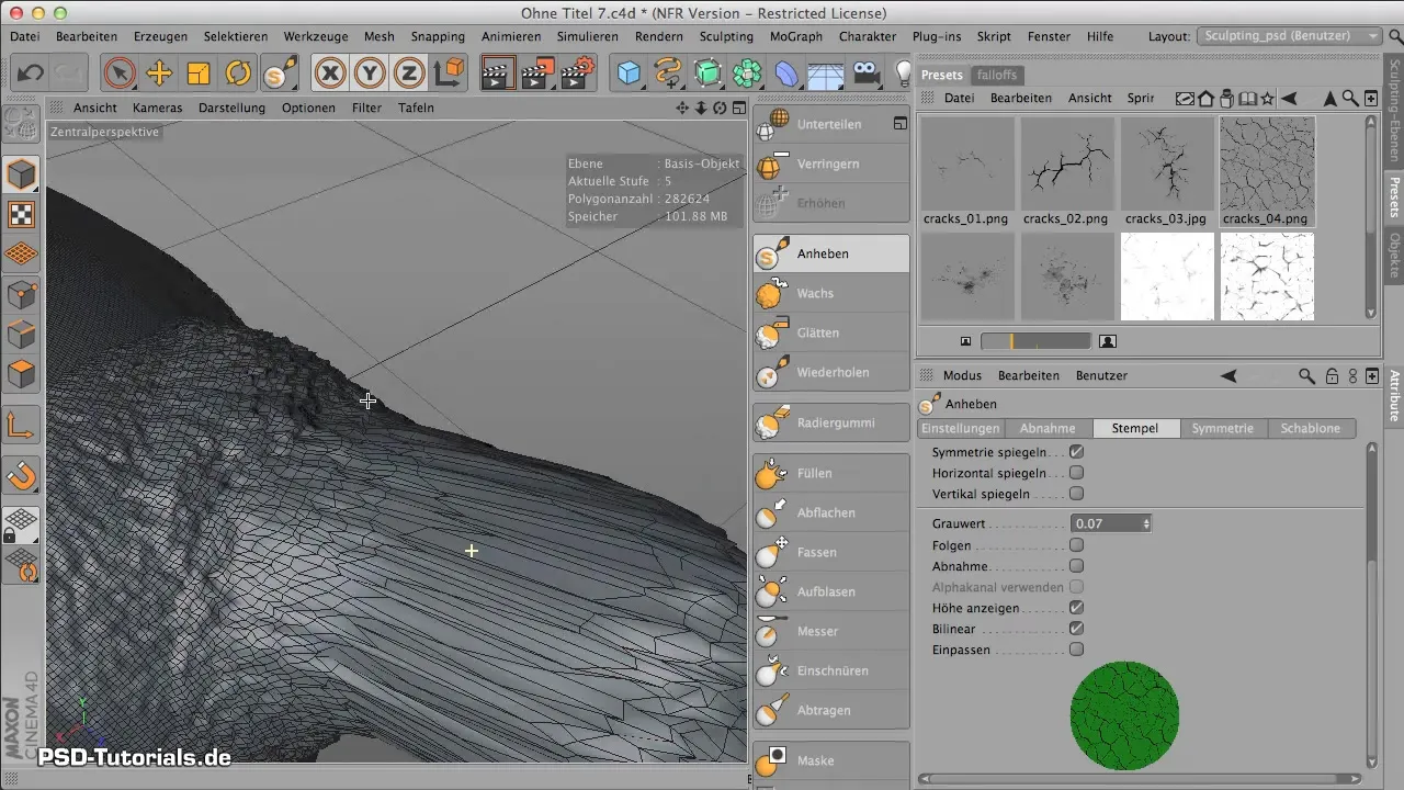 Stamp Tool CINEMA 4D - Applying Textures Creatively Stamp Tool CINEMA 4D - Applying Textures Creatively