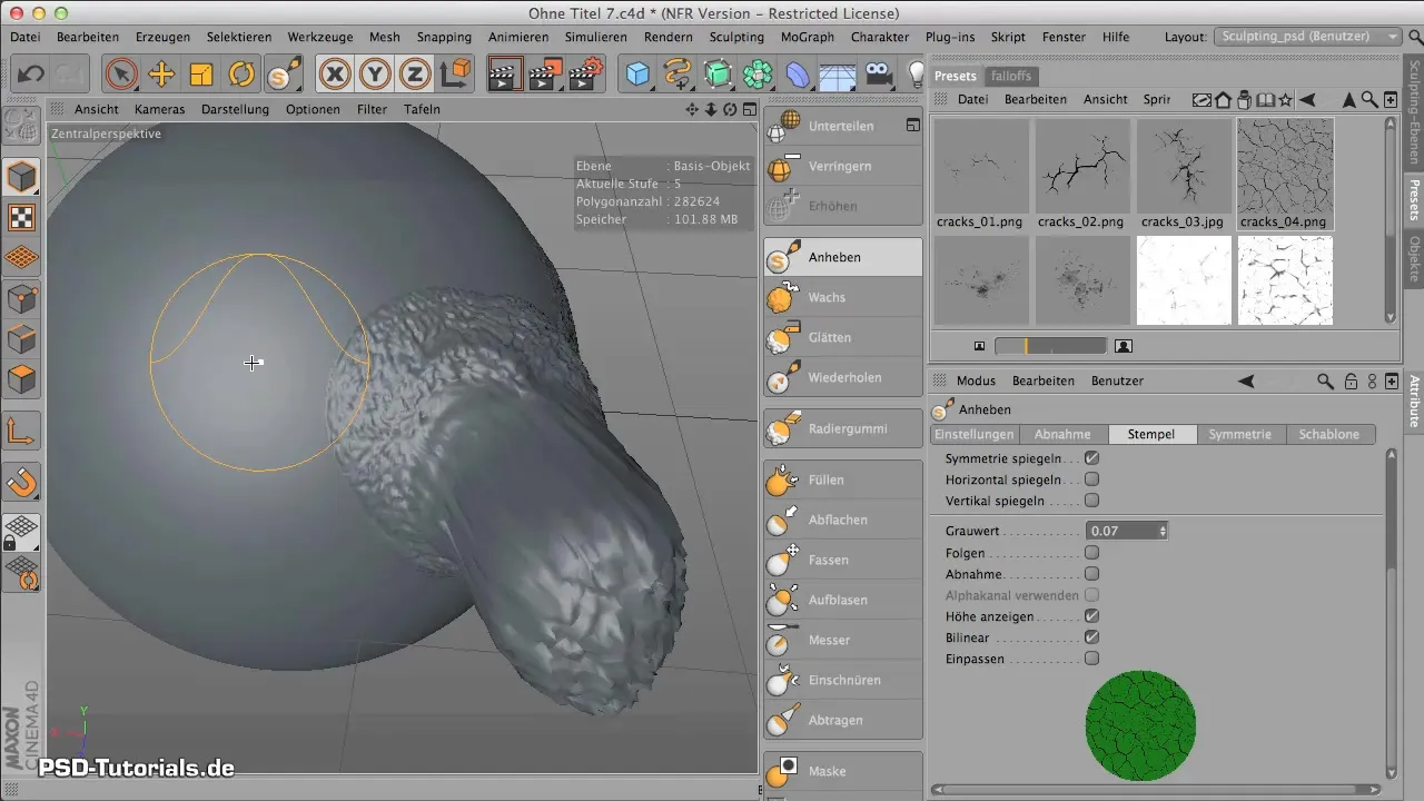 Stamp Tool CINEMA 4D - Creatively Apply Textures Stamp Tool CINEMA 4D - Creatively Applying Textures