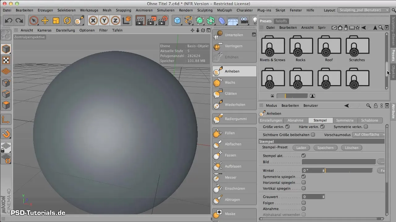 Stamp Tool CINEMA 4D - Creatively Applying Textures Stamp Tool CINEMA 4D - Creatively Applying Textures