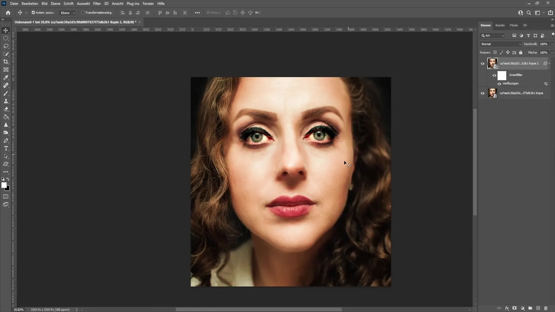 Scheve neus corrigeren in Photoshop: een uitgebreide handleiding