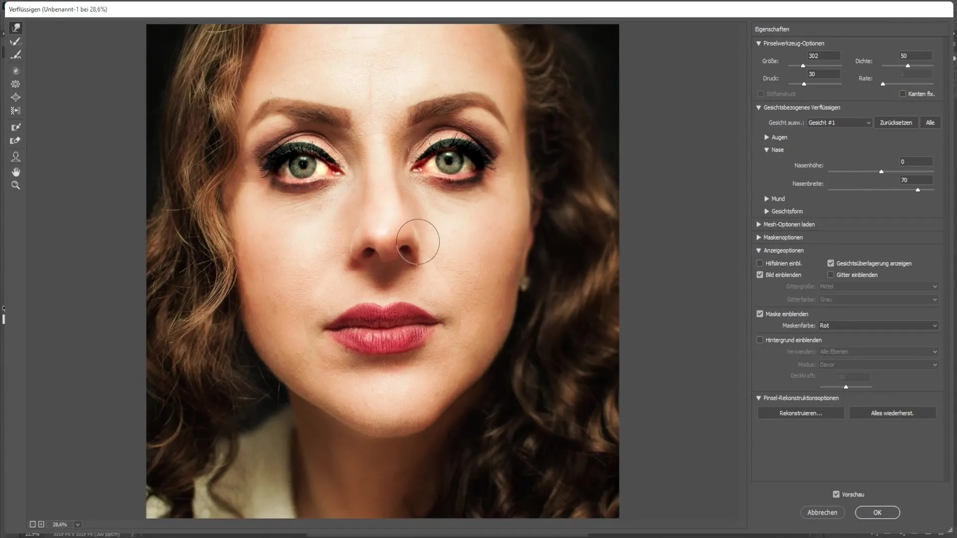 Scheve neus corrigeren in Photoshop: een uitgebreide handleiding
