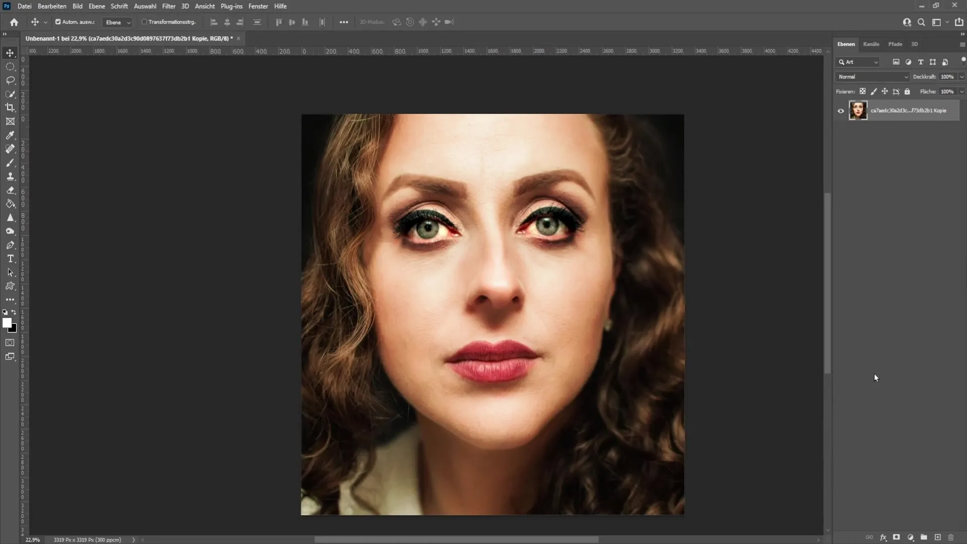 Scheve neus corrigeren in Photoshop: Een uitgebreide handleiding