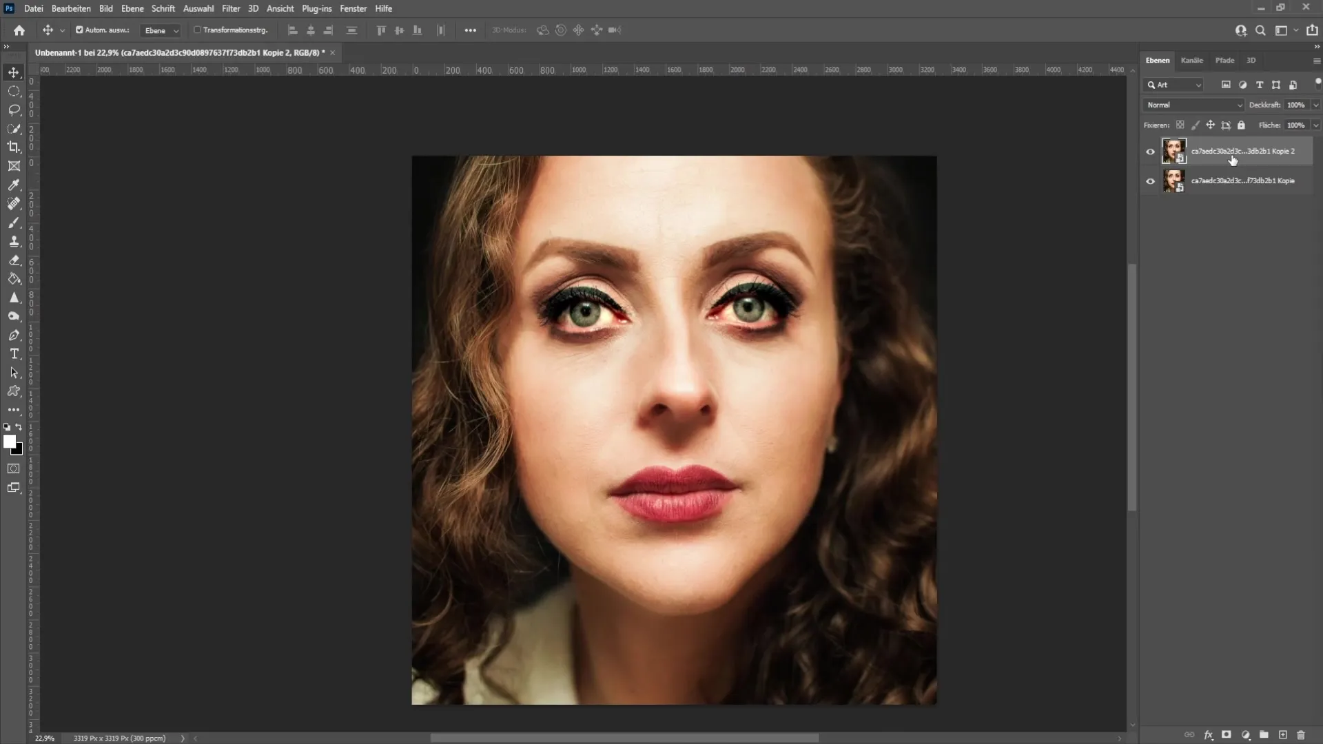 Scheve neus corrigeren in Photoshop: Een uitgebreide handleiding