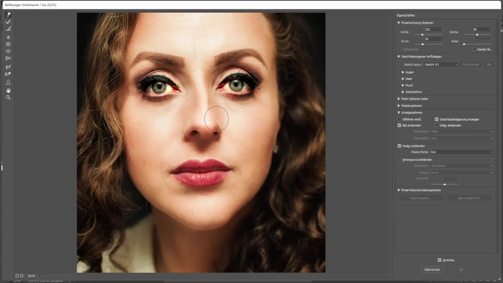 Scheve neus corrigeren in Photoshop: Een uitgebreide handleiding