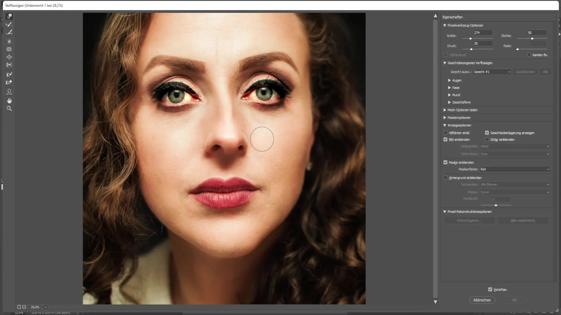 Scheve neus corrigeren in Photoshop: een uitgebreide handleiding