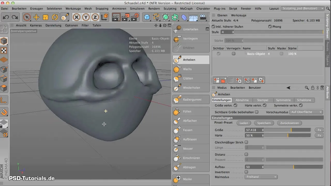 Skull base shapes in CINEMA 4D - Step by step Skull base shaping in CINEMA 4D - step by step