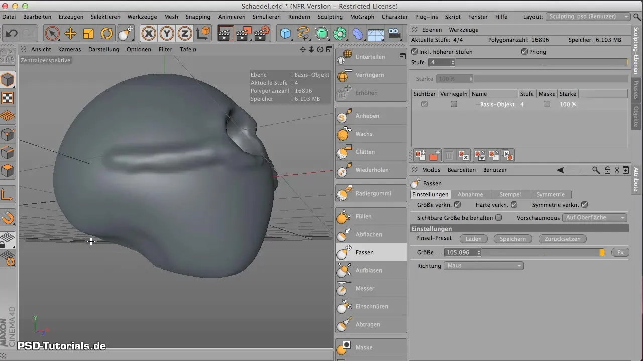 Skull base modeling in CINEMA 4D - Step by step Skull Base Shapes in CINEMA 4D - Step by Step