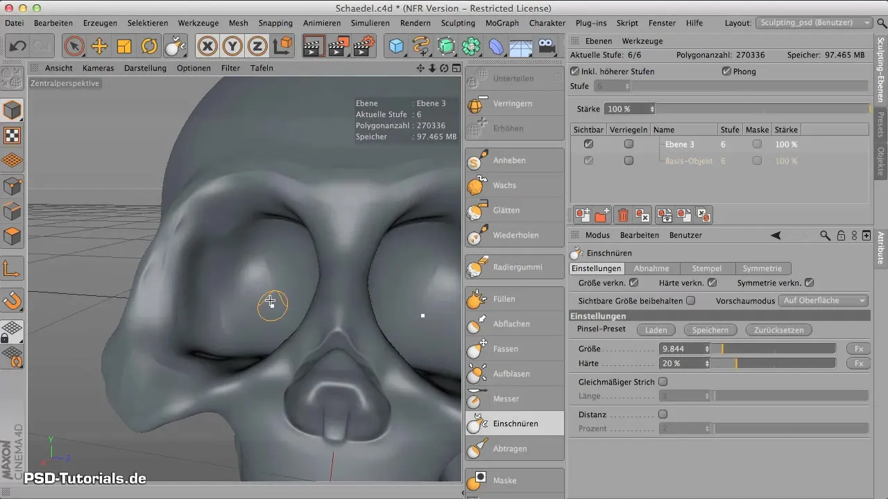 Edge Contouring with "Pinching" Tool in CINEMA 4D Edge Contouring with the "Pinching" Tool in CINEMA 4D