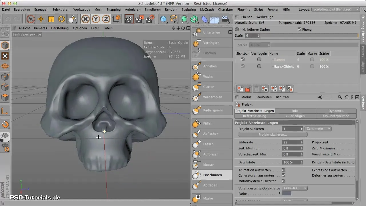 Adjusting proportions in CINEMA 4D Adjust proportions in CINEMA 4D