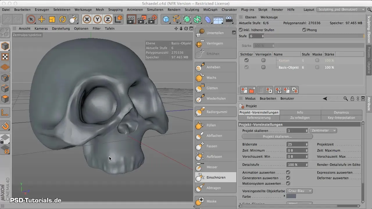Adjusting proportions in CINEMA 4D Adjusting Proportions in CINEMA 4D