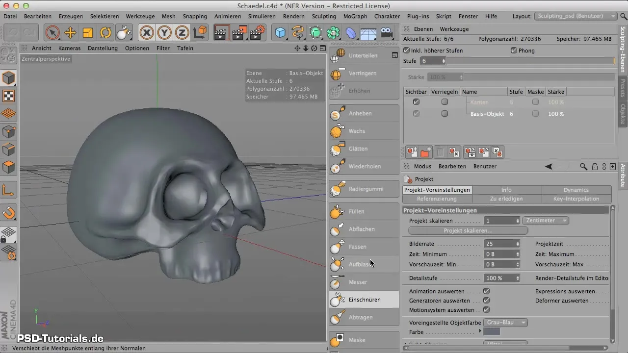 Adjusting proportions in CINEMA 4D Adjust proportions in CINEMA 4D