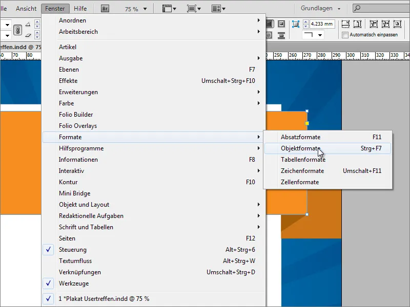 Membuat poster di Adobe InDesign - Bagian 2: Efek Pita
