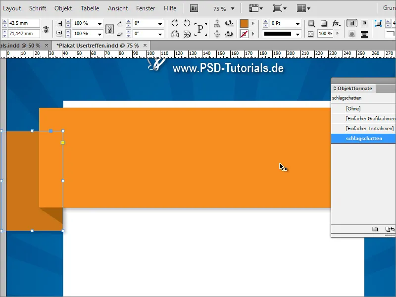 Membuat poster di Adobe InDesign - Bagian 2: Efek Pita