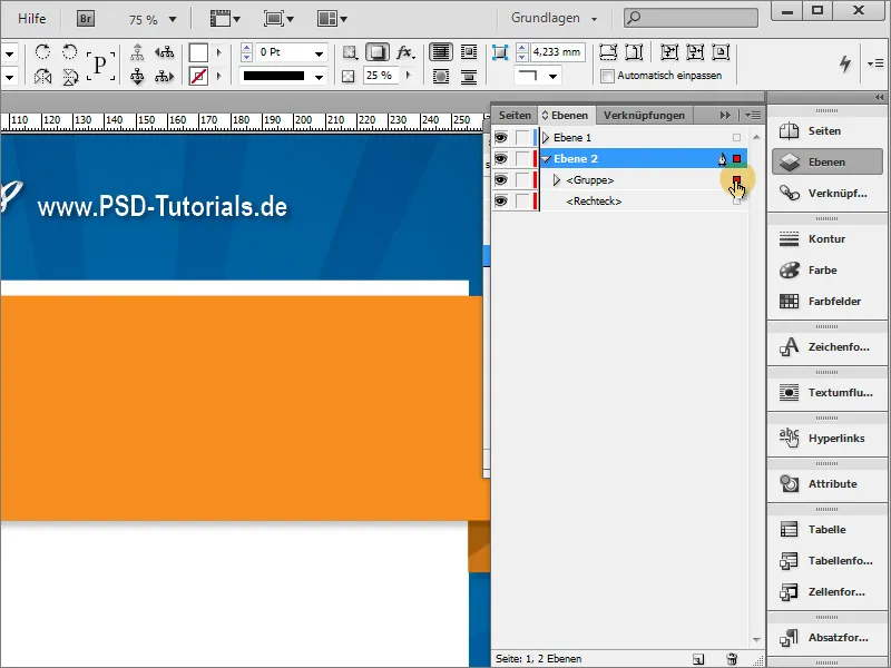 Mendesain poster di Adobe InDesign - Bagian 2: Efek Pita