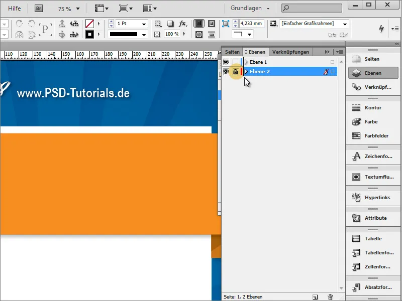 Mendesain poster di Adobe InDesign - Bagian 2: Efek Pita