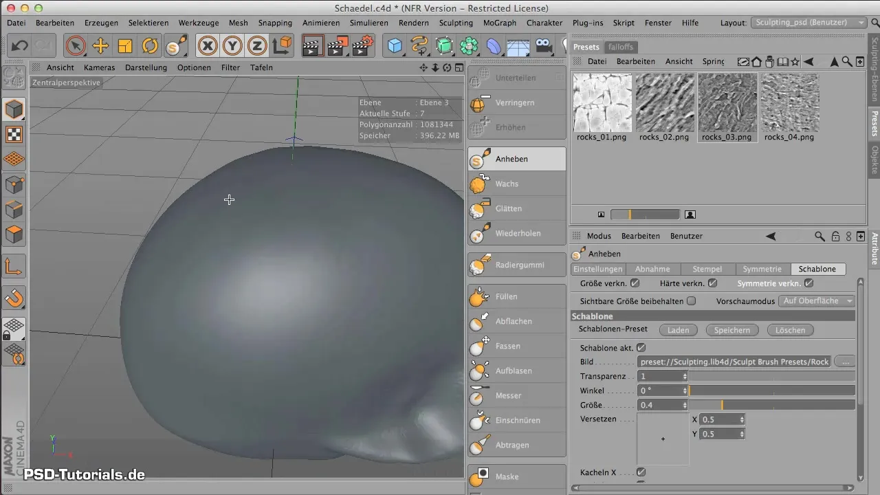 Surface finish for your skull in CINEMA 4D Surface finish for your skull in CINEMA 4D