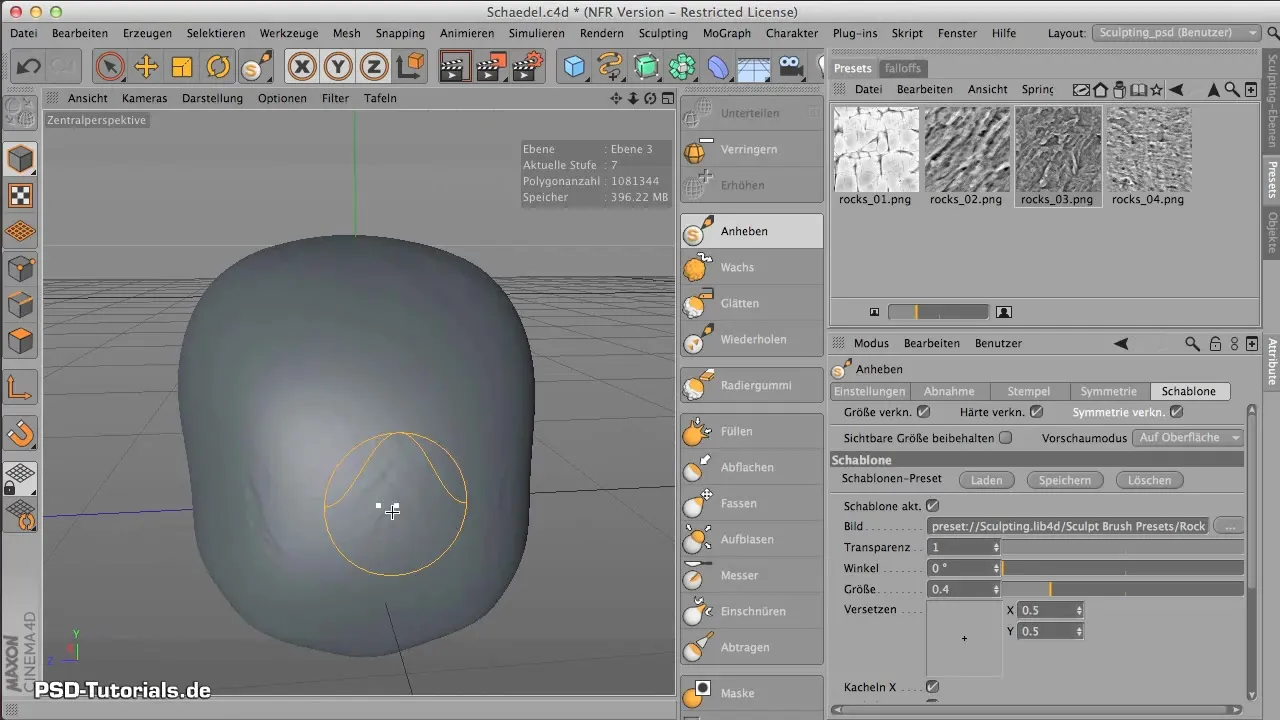Surface finish for your skull in CINEMA 4D Surface finish for your skull in CINEMA 4D