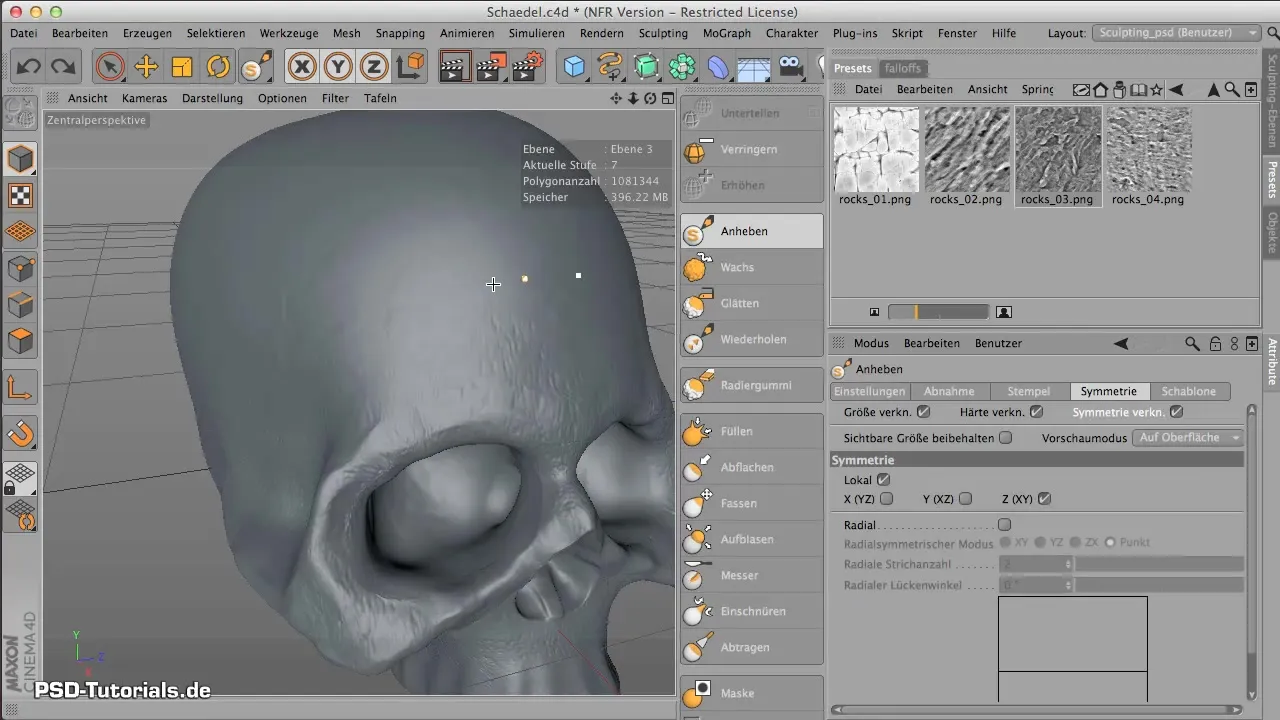 Surface finish for your skull in CINEMA 4D Surface finish for your skull in CINEMA 4D