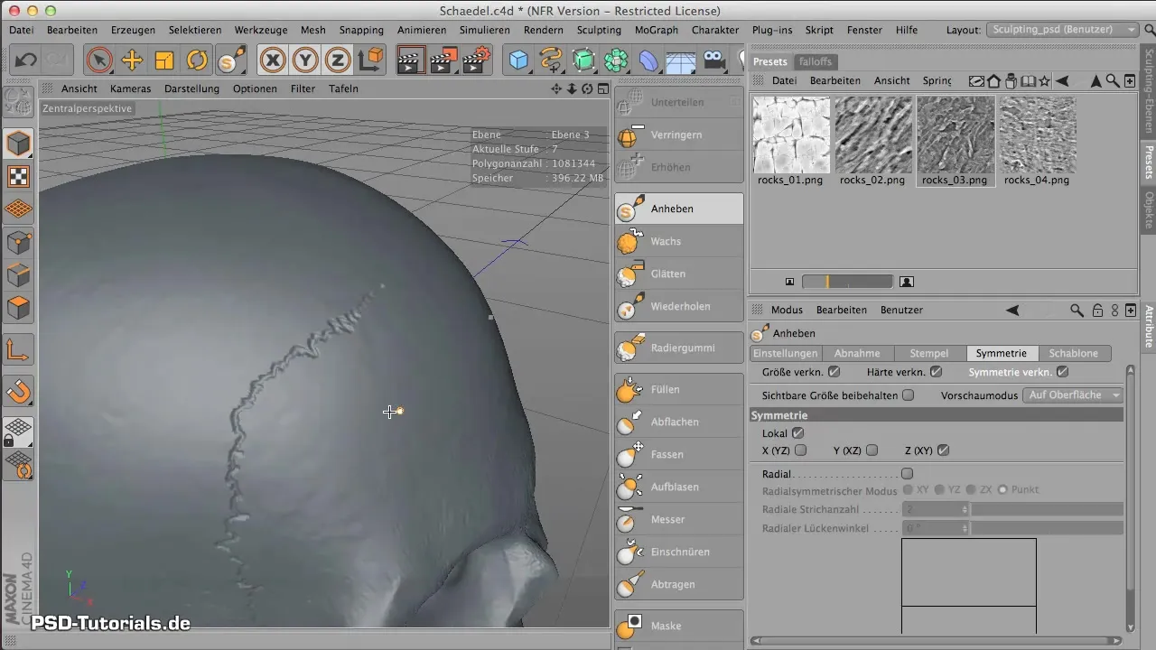 Surface finish for your skull in CINEMA 4D Surface finish for your skull in CINEMA 4D