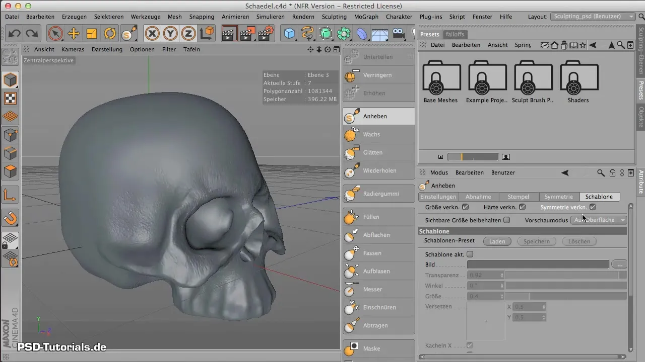 Surface finish for your skull in CINEMA 4D Surface finish for your skull in CINEMA 4D