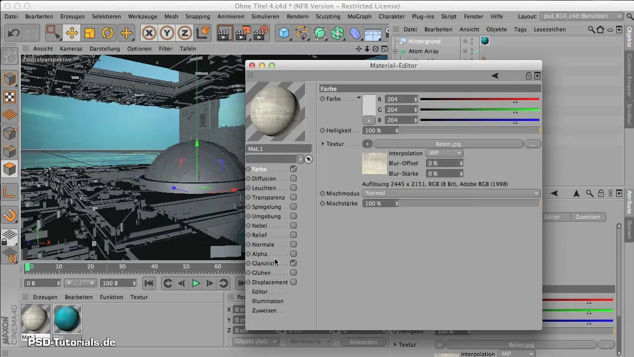 Materialien für 3D-Modelle kreativ anlegen Materialien für 3D-Modelle kreativ anlegen