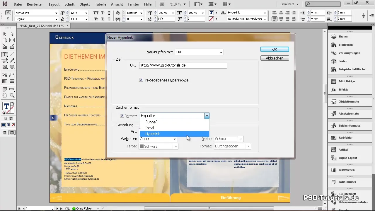 Interaktive Hyperlinks und Textanker in InDesign Interaktive Hyperlinks und Textanker in InDesign