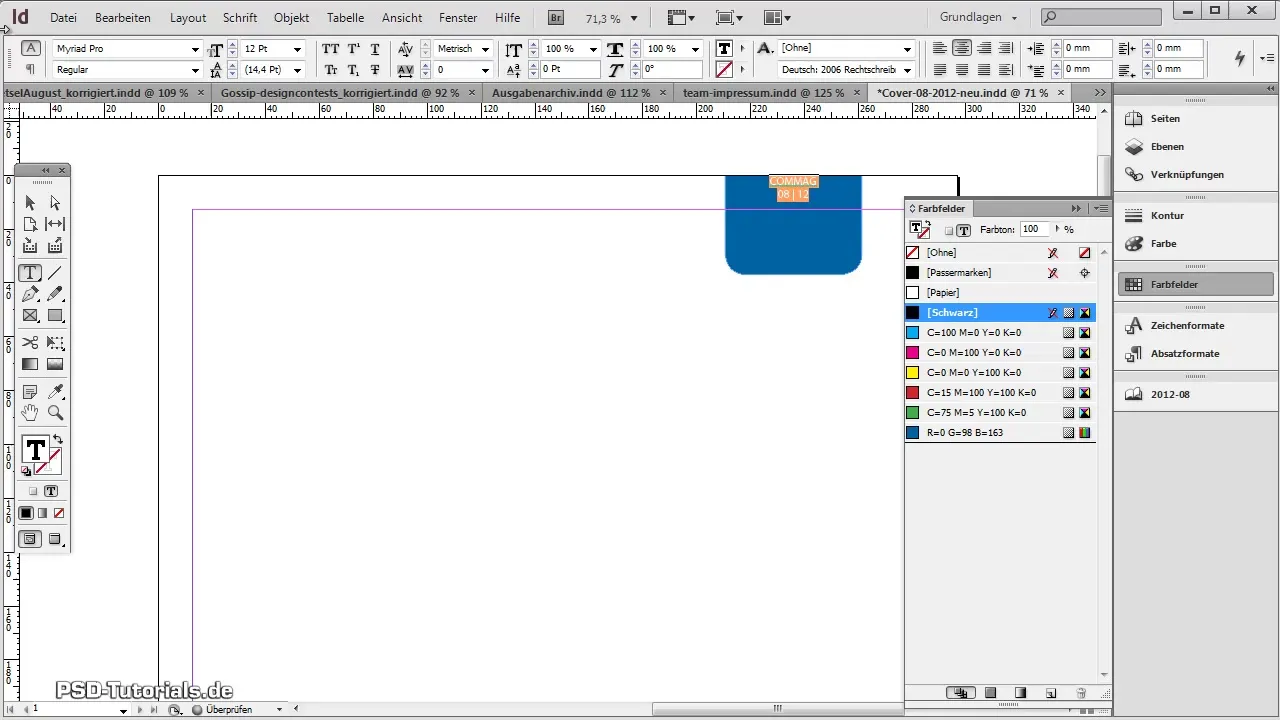 Adobe InDesign에서 잡지 커버 디자인 - 단계별 안내 잡지 커버 디자인 in Adobe InDesign - 단계별 안내
