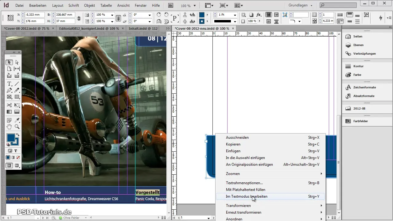 매거진 커버 디자인 in Adobe InDesign - 단계별 아도비 인디자인에서 매거진 표지 디자인 - 단계별