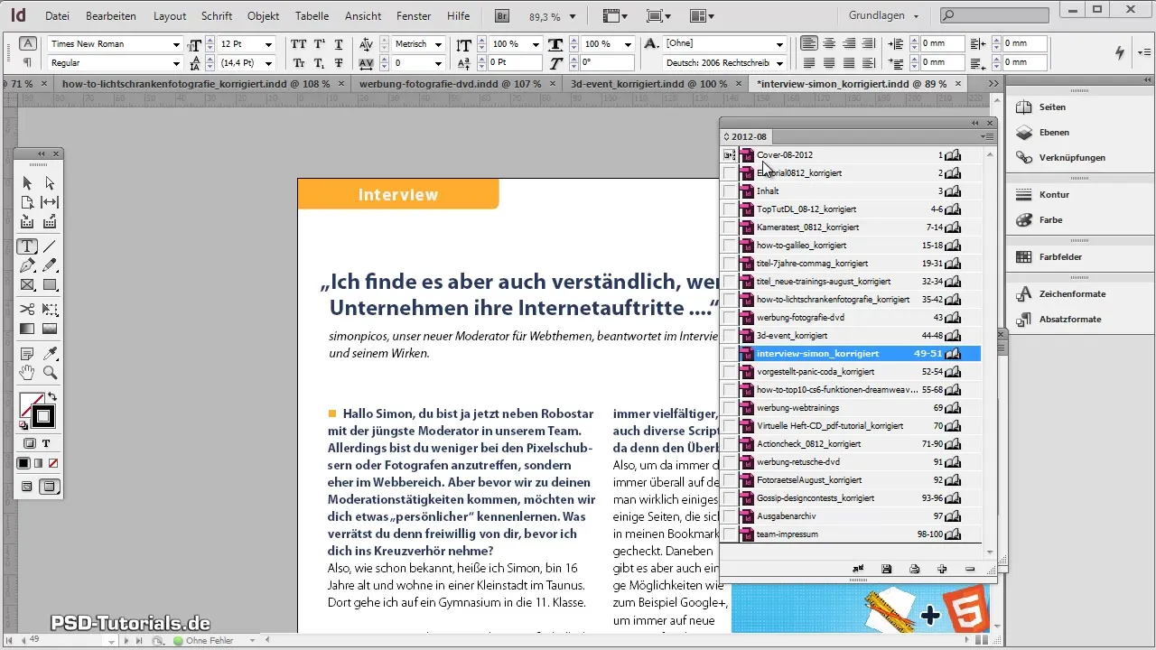 매거진 표지 디자인 in Adobe InDesign - 단계별 안내 Adobe InDesign에서 잡지 표지 디자인 - 단계별