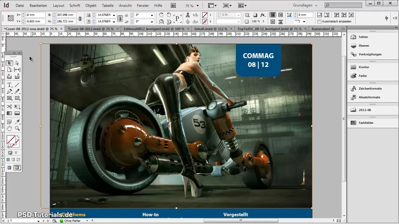 매거진 커버 디자인 - 어도비 인디자인으로 단계별 안내 매거진 표지 디자인을 위한 Adobe InDesign - 단계별 안내