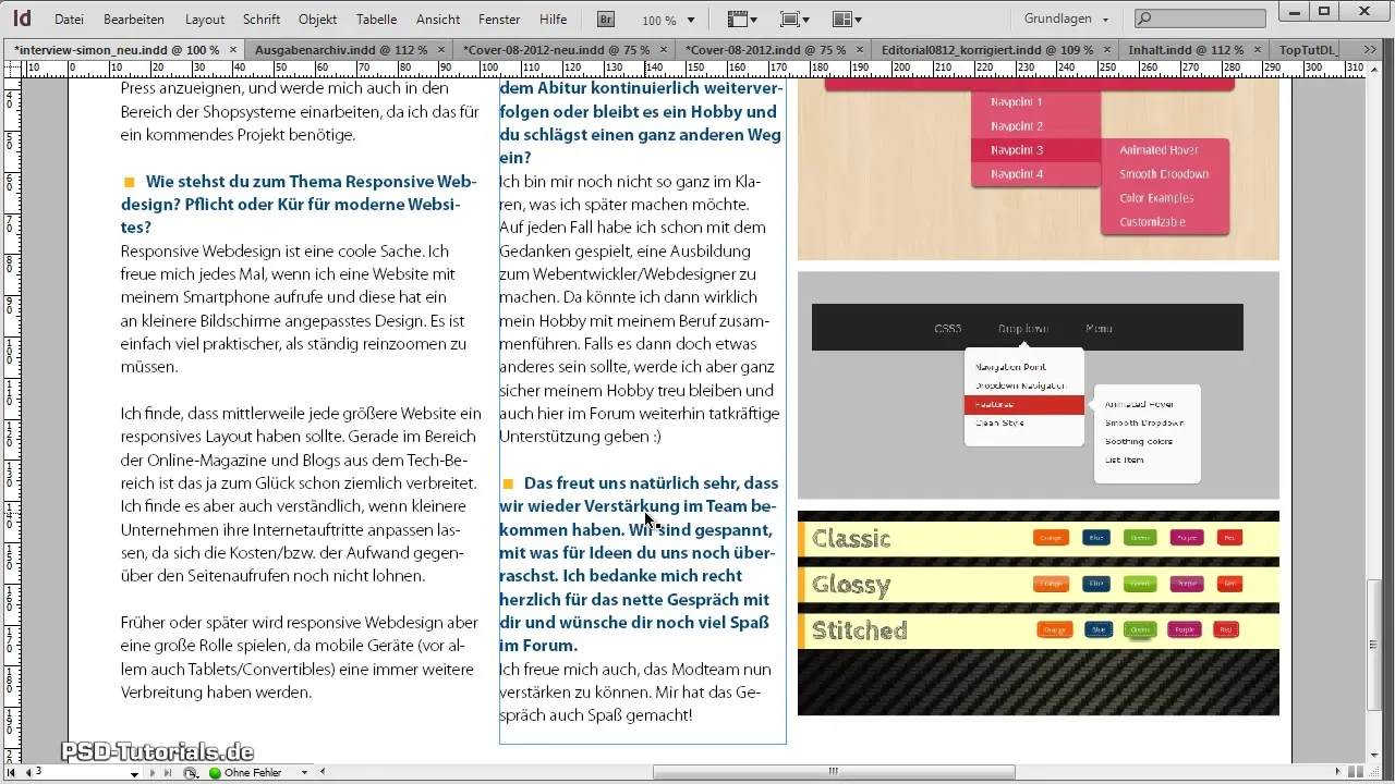 Magazin effektiv in Adobe InDesign gestalten