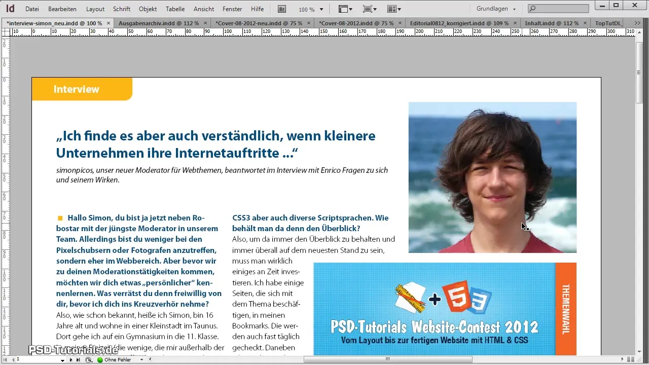 Magazin effektiv in Adobe InDesign gestalten