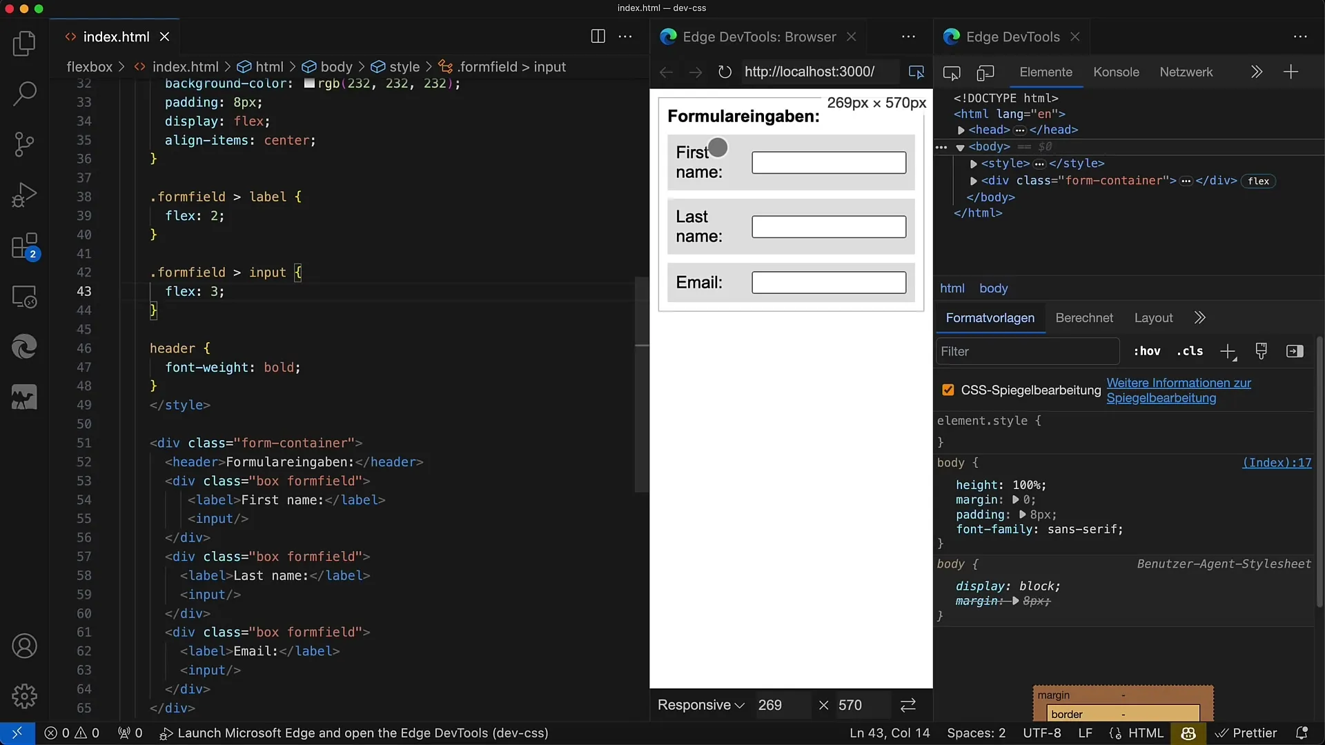 Utilizzare Flexbox in modo efficace: creare un design accattivante per gli input dei moduli