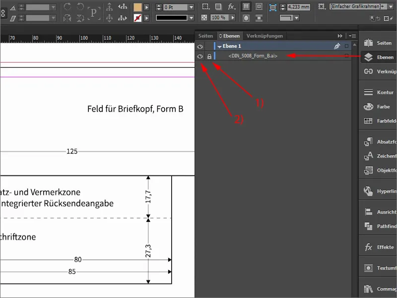 Menyiapkan dan mencetak kertas surat yang berkualitas tinggi sesuai dengan standar DIN